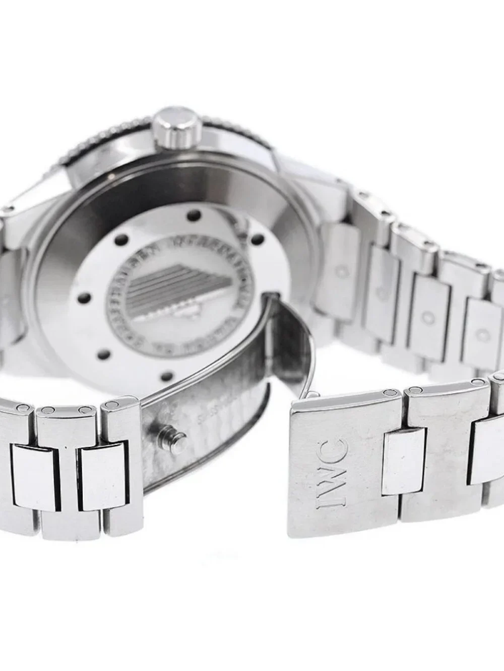 IWC SCHAFFHAUSEN GST aqua timer IW353602 Date black Dial Automatic Men's_961643